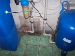 Změkčení vody a odstranění manganu filtrem A60K a odstranění bakterií UV lampou-Pučery