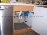 Změkčení vody změkčovacím filtrem A 30 K Slim Maxi G1" a Anex filtr do kuchyňské linky - Plaňany