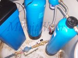 Změkčení vody změkčovacím filtrem A35K Standard a odstranění chloru filtrem R20UH-Zdiby