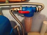Odstranění tvrdosti vody a železa filtrem A35EXtreme kabinet-Bylany