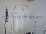 Snížení tvrdosti vody filtrem A 35 K v kabinetu a snížení dusičnanů reverzní osmózou - Horní Chvatli
